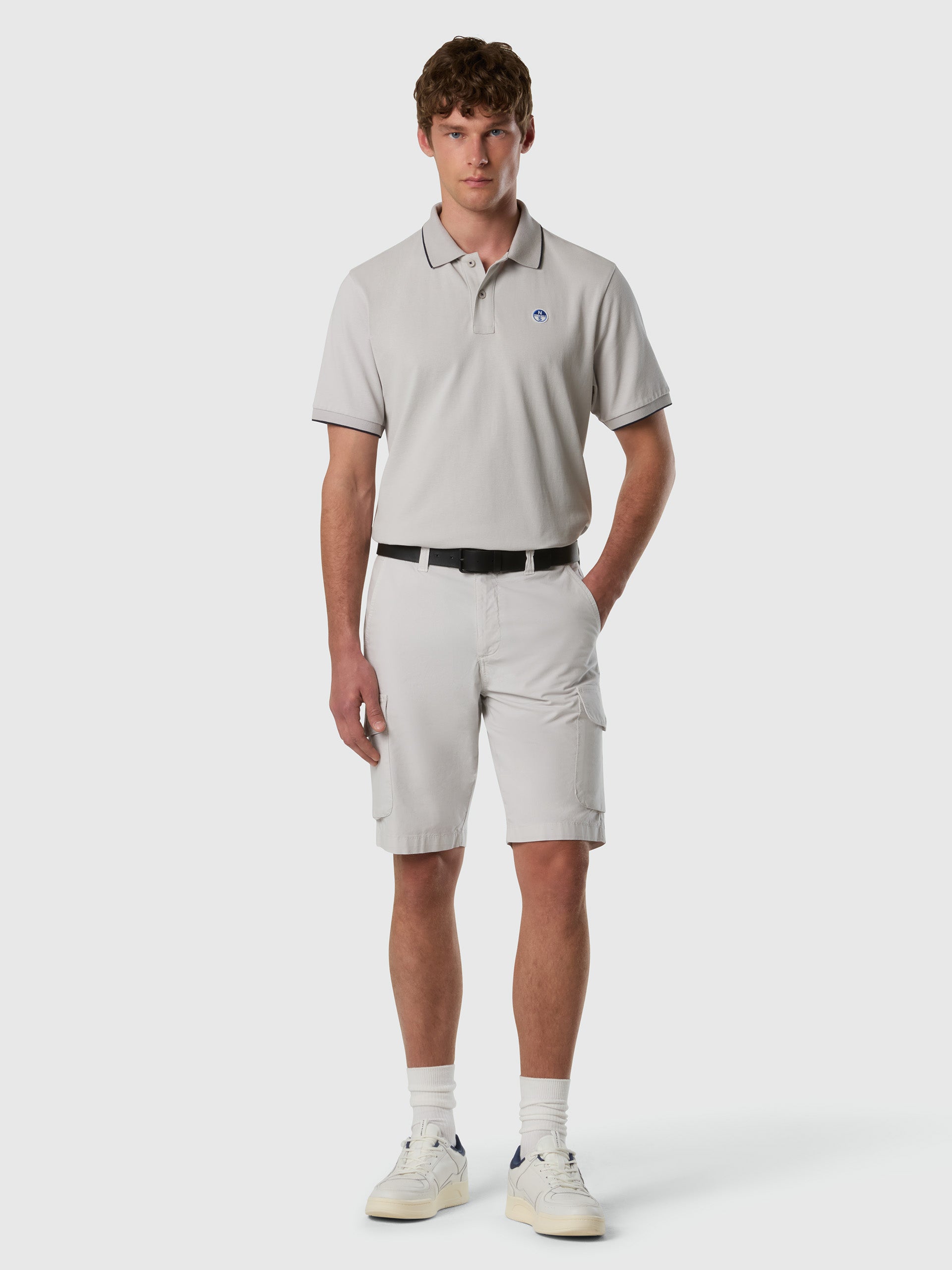 5 | Grey violet | polo-short-sleeve-collar-wstriped-in-contrast-692464