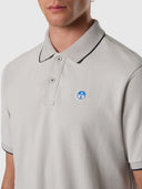 6 | Grey violet | polo-short-sleeve-collar-wstriped-in-contrast-692464