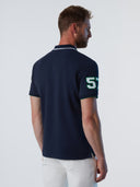 4 | Navy blue | polo-short-sleeve-wembroidery-692468