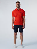 5 | Bright orange | polo-short-sleeve-cottontencel-jersey-692472