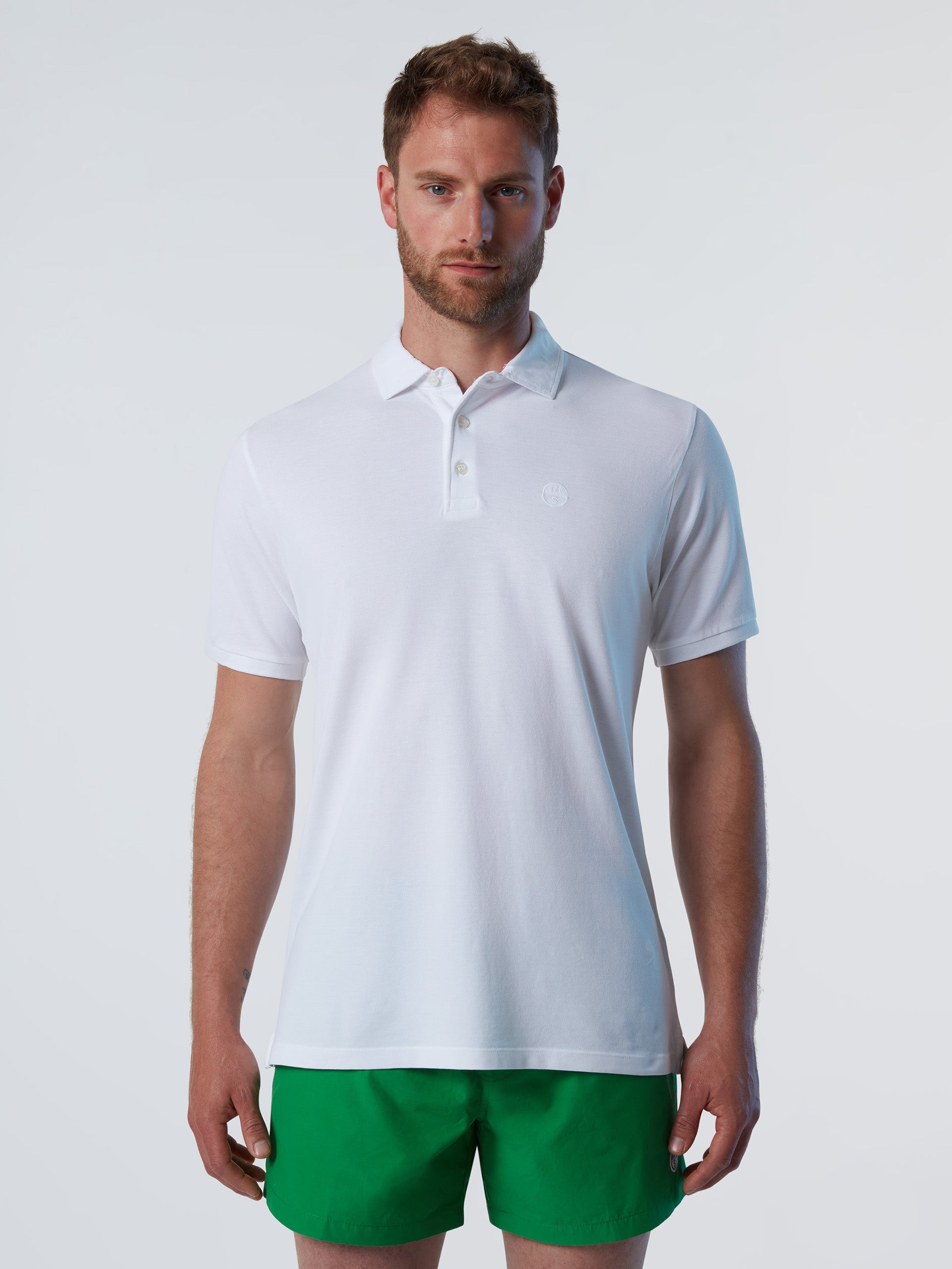 1 | White | polo-short-sleeve-organic-light-piquet-692474