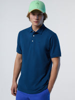 2 | Dark denim | polo-short-sleeve-organic-light-piquet-692474
