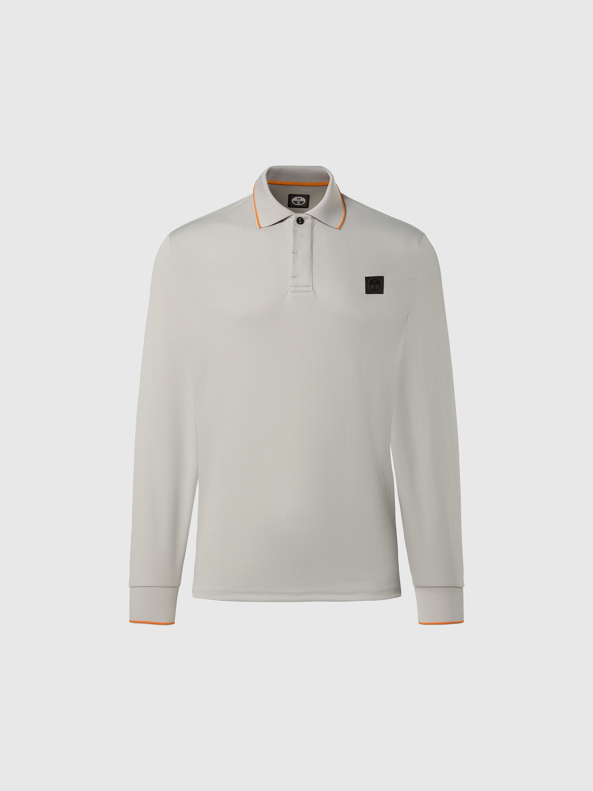 hover | Vapor grey | polo-long-sleeve-wlogo-692483