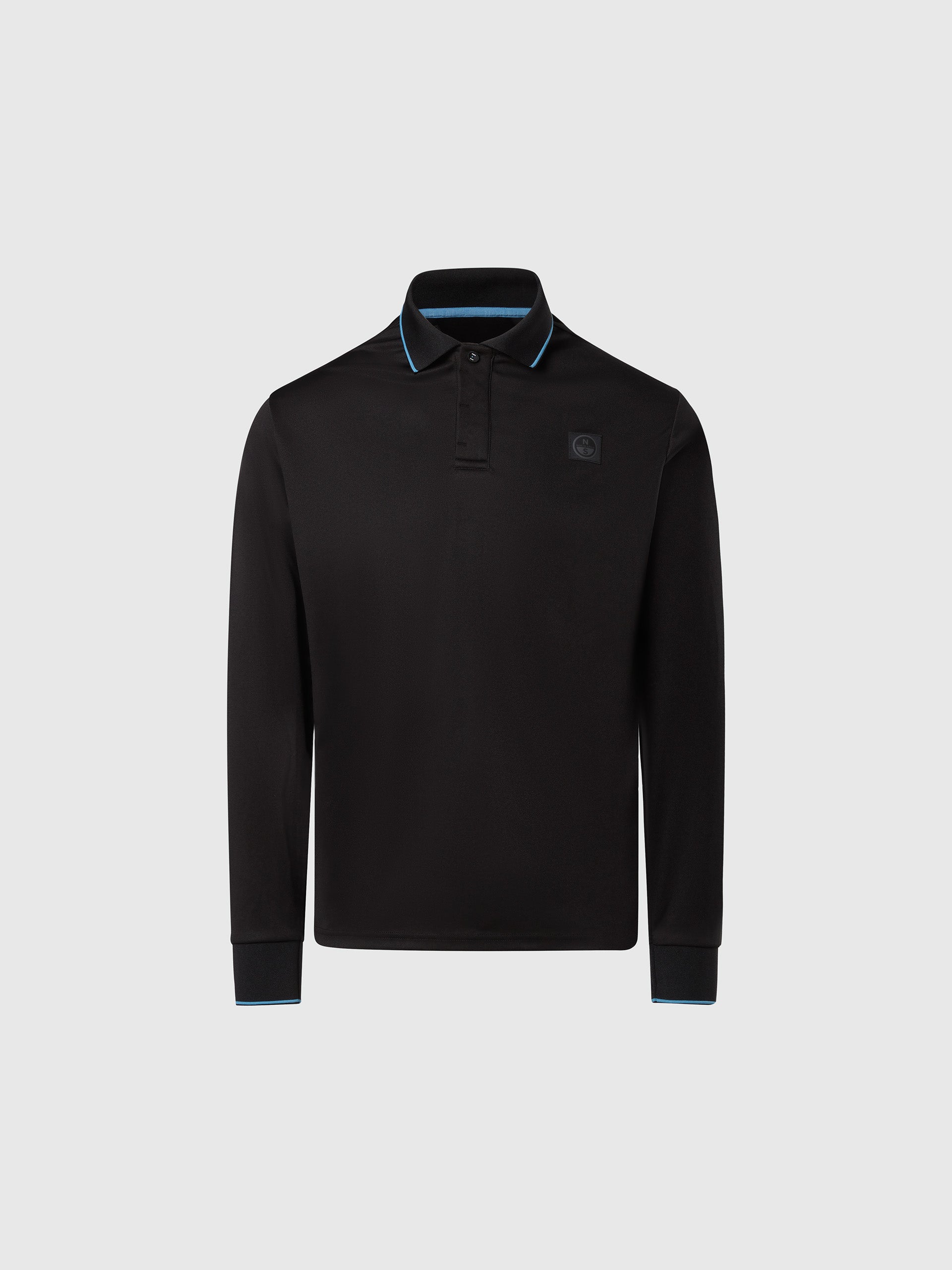 hover | Black | polo-long-sleeve-wlogo-692483