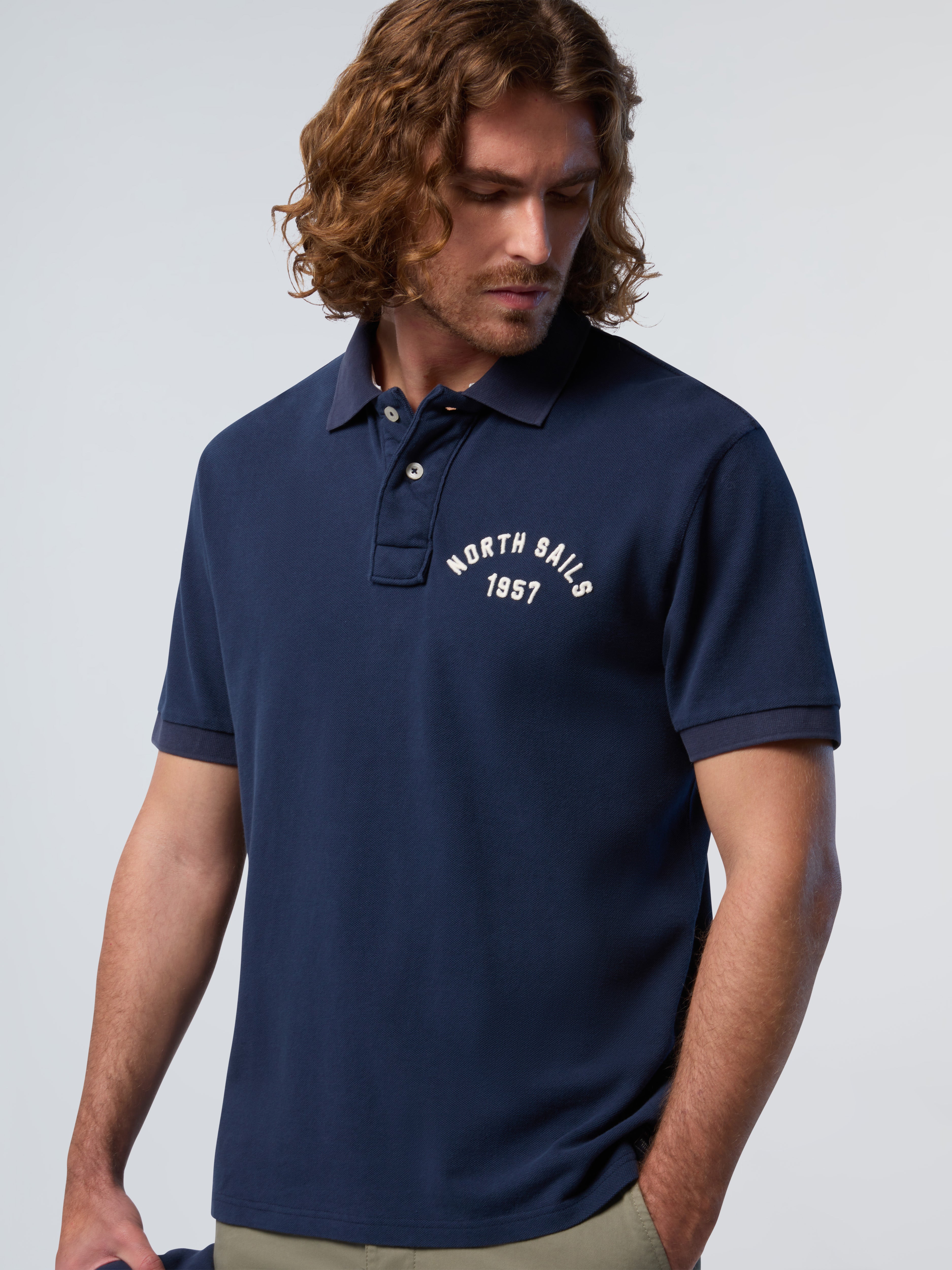 トップス NEVERTRUST polo shirt Polo shirt with vintage wash | North Sails