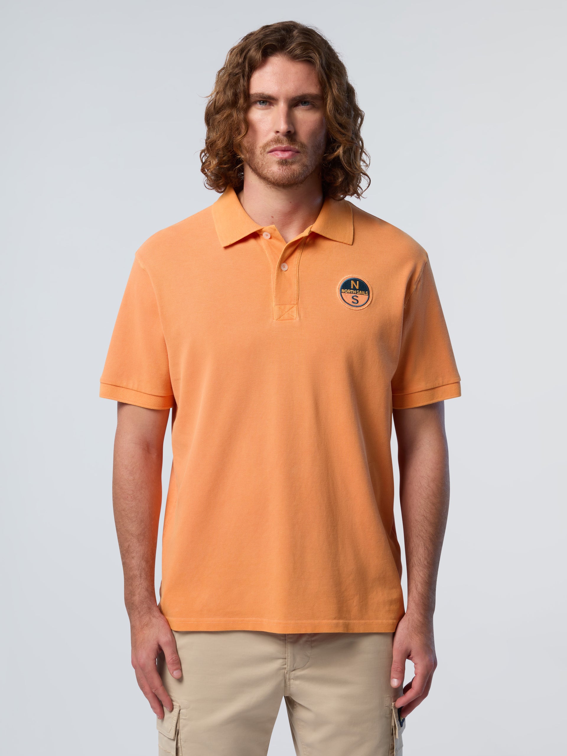 1 | Papaya orange | polo-shorth-sleeve-wlogo-692496