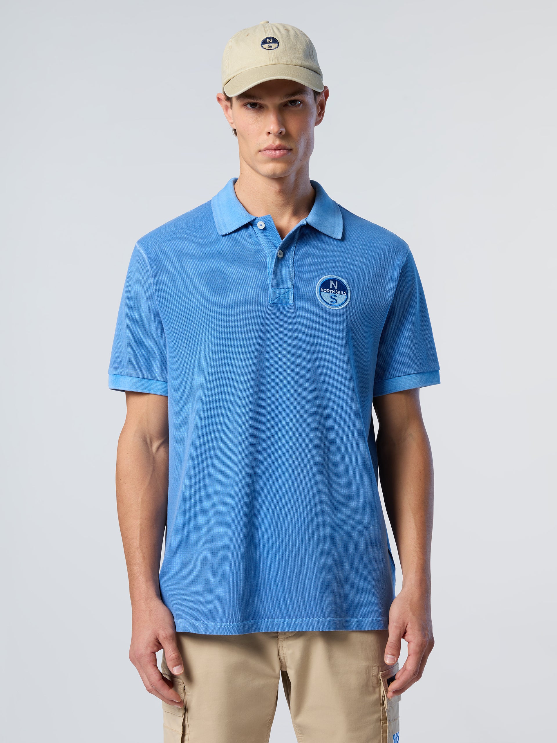 Polo shirt with pigment-dyed finish | North Sails