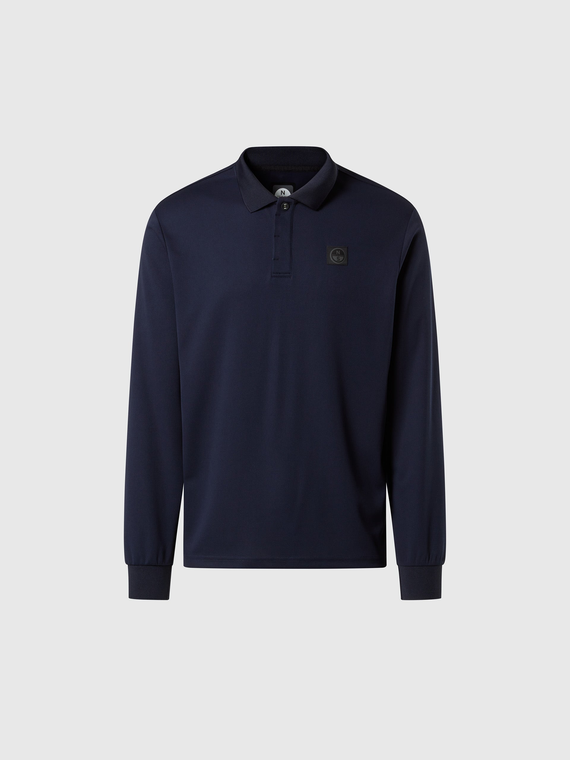 hover | Navy blue | polo-long-sleeve-692625