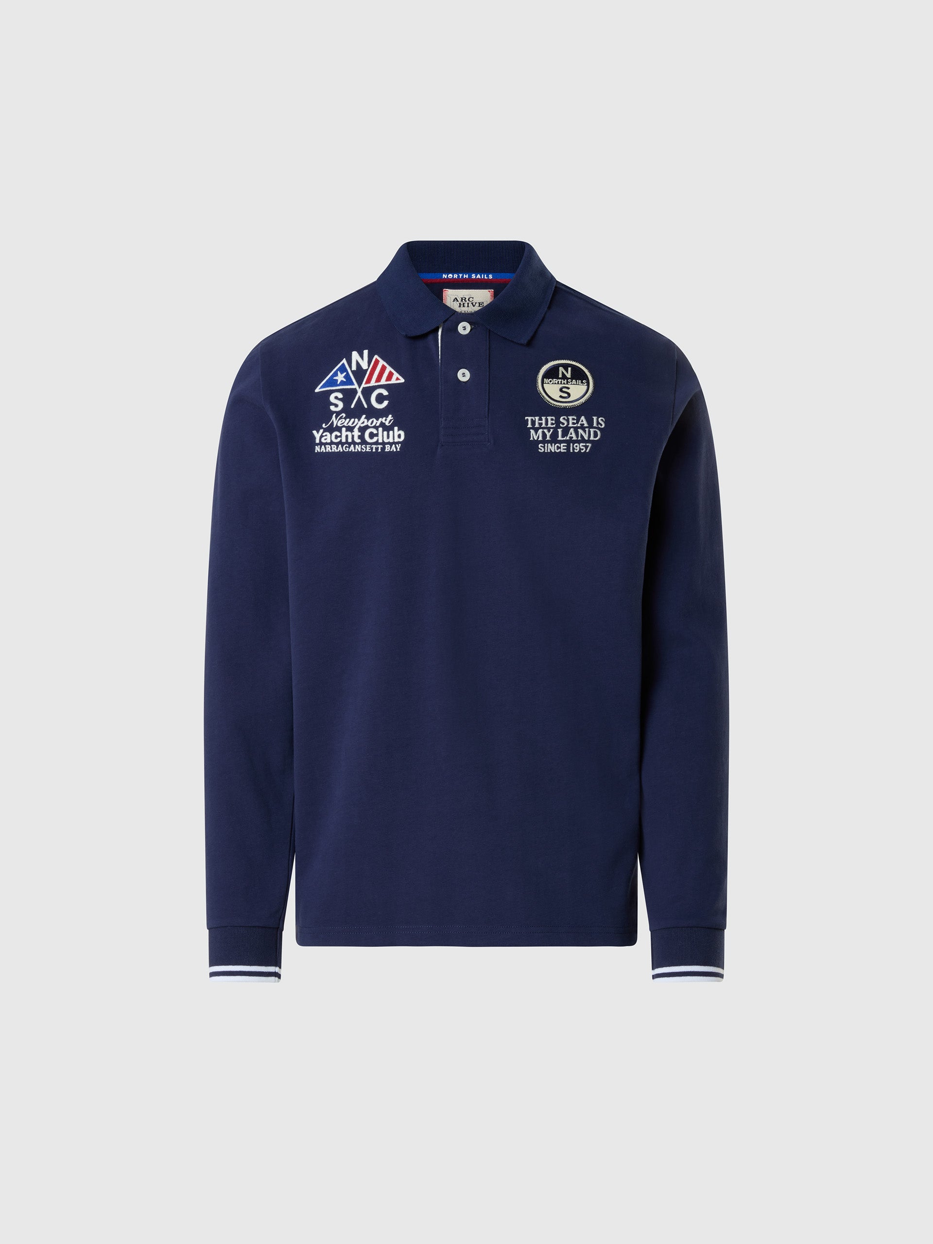 hover | Naval academy | polo-long-sleevegraphic-692638