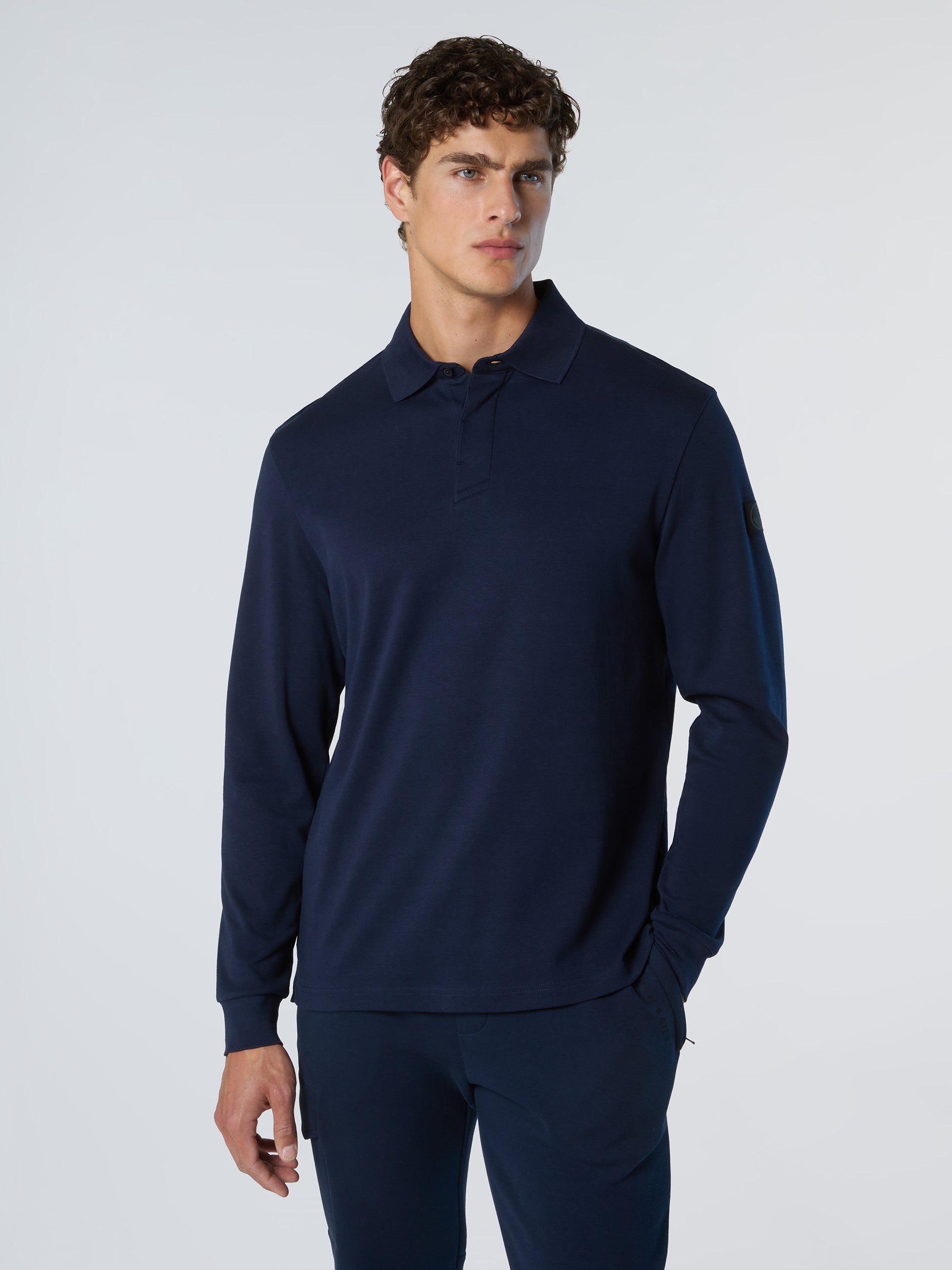 1 | Navy blue | polo-long-sleeve-692639