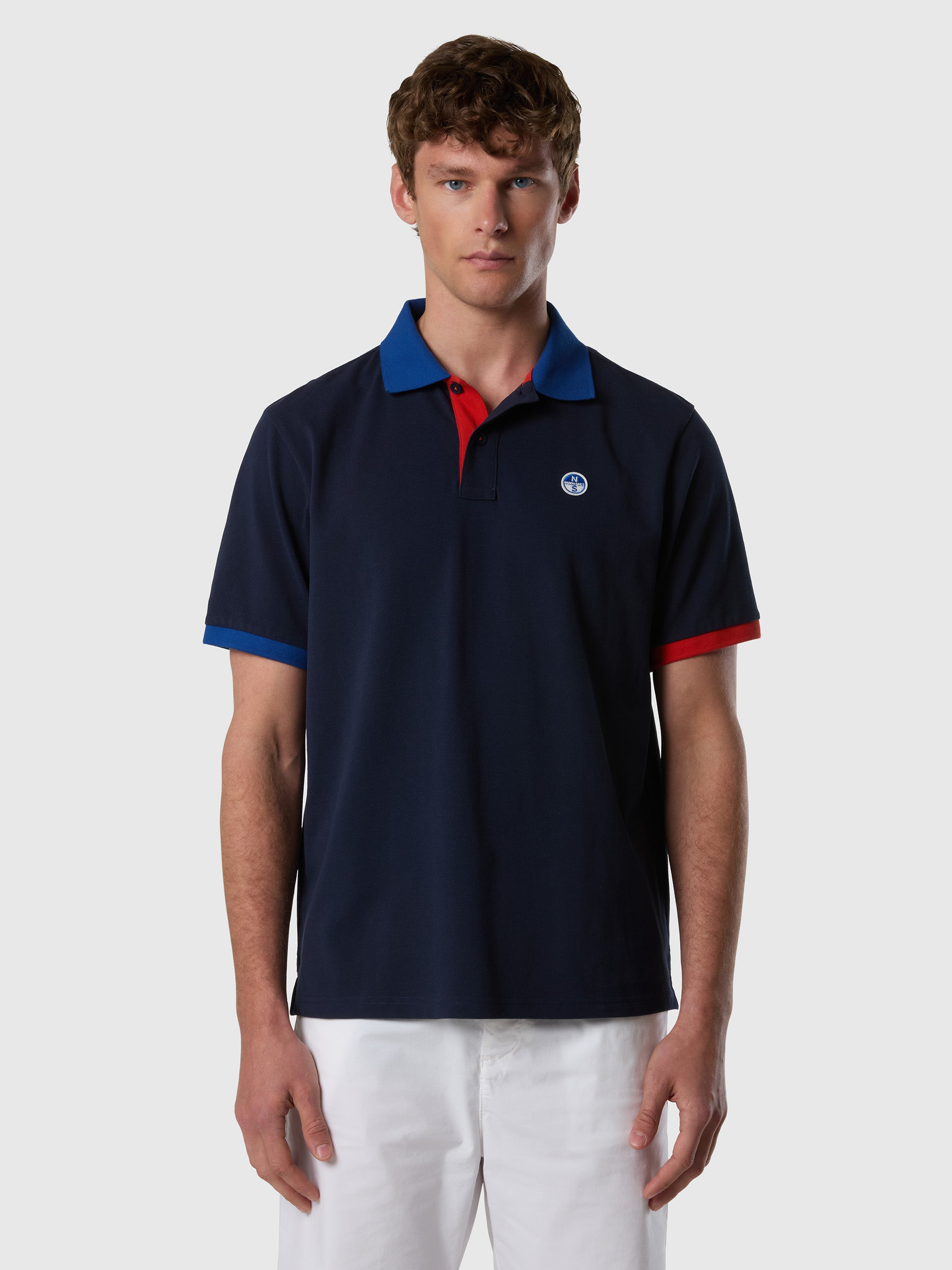 1 | Navy blue | polo-short-sleeve-692661
