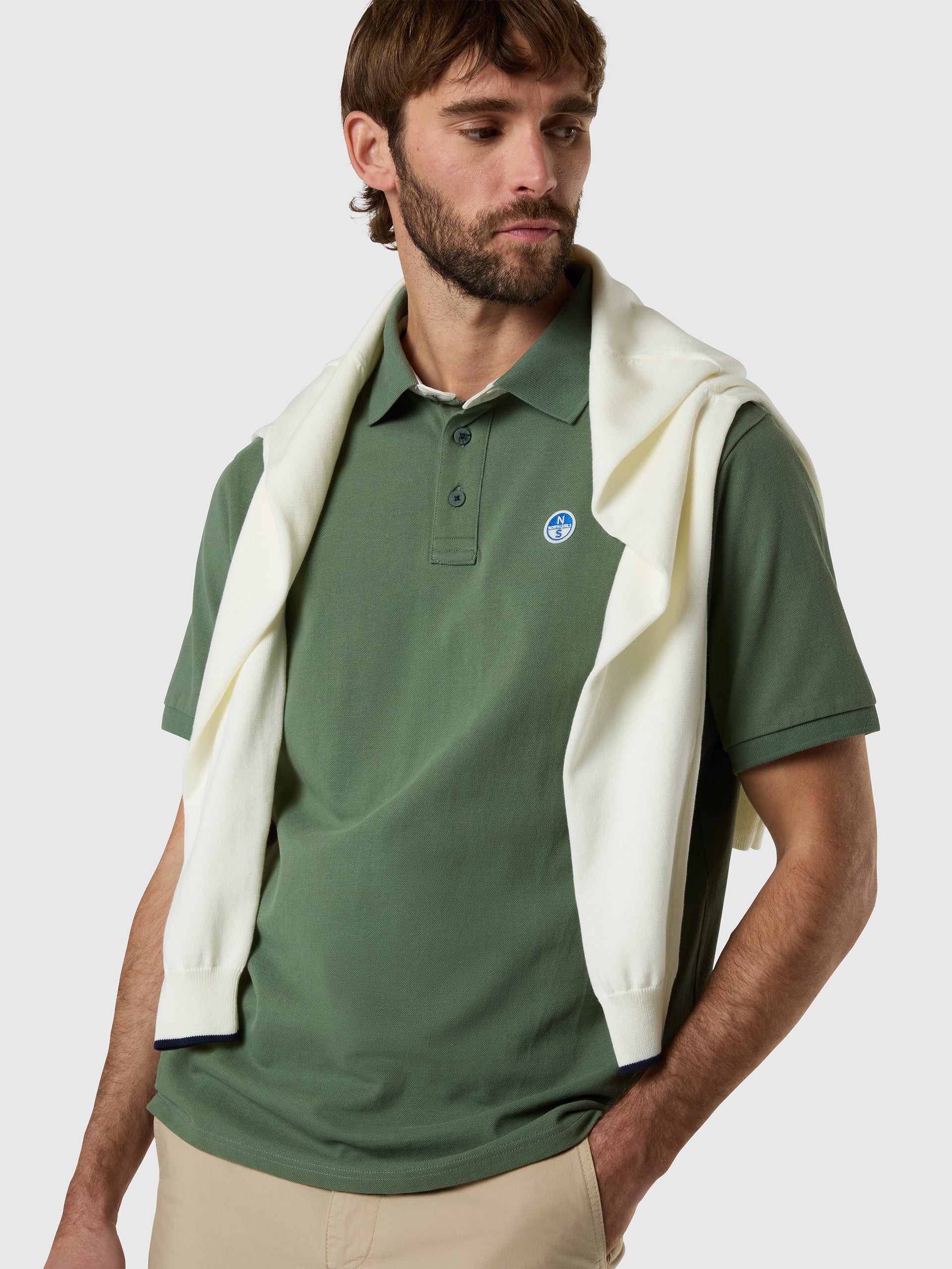 Polo shirt with logo neck | North Sails