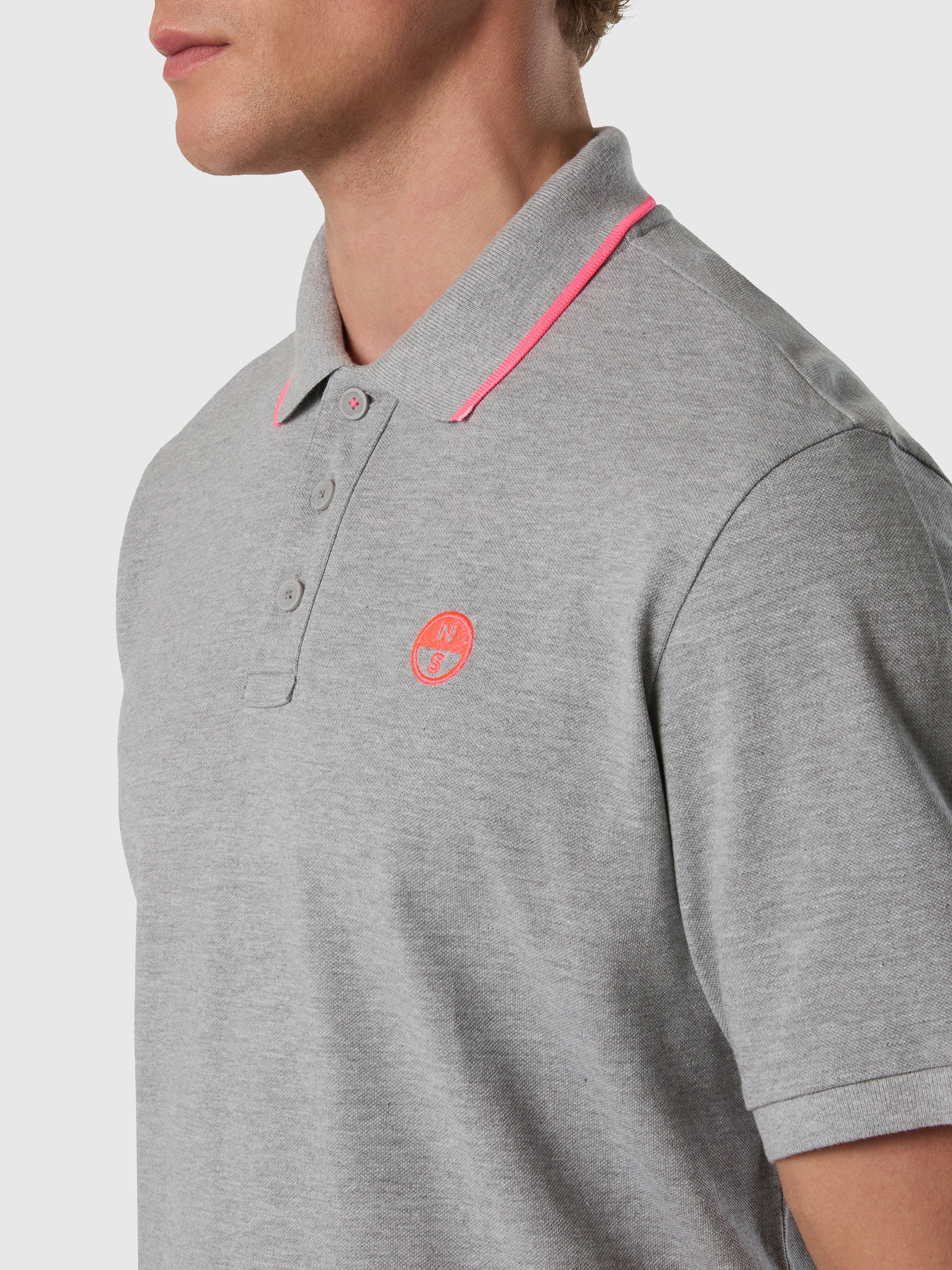 6 | Grey melange | polo-short-sleeve-692668