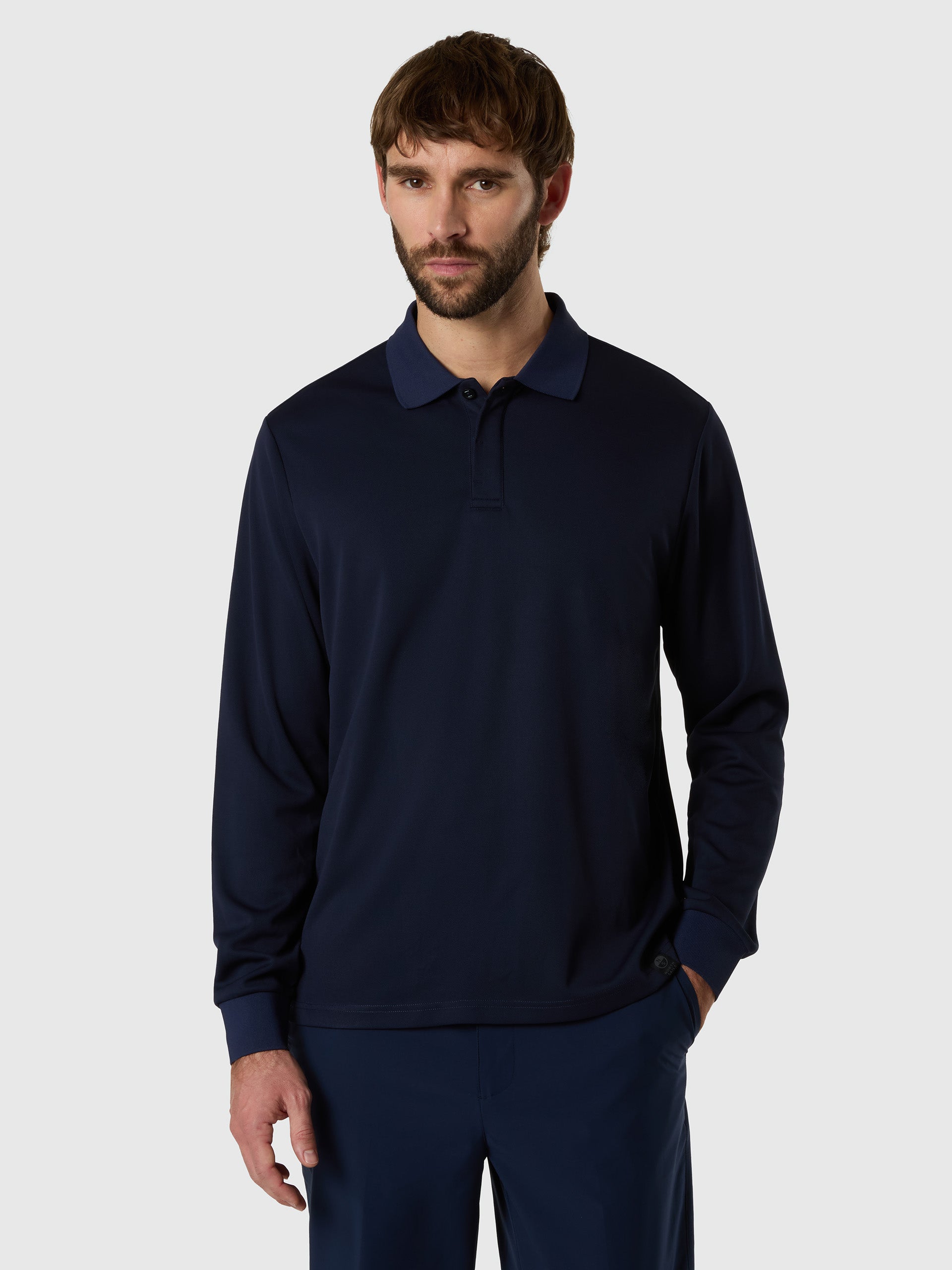 1 | Navy blue | polo-long-sleeve-692716