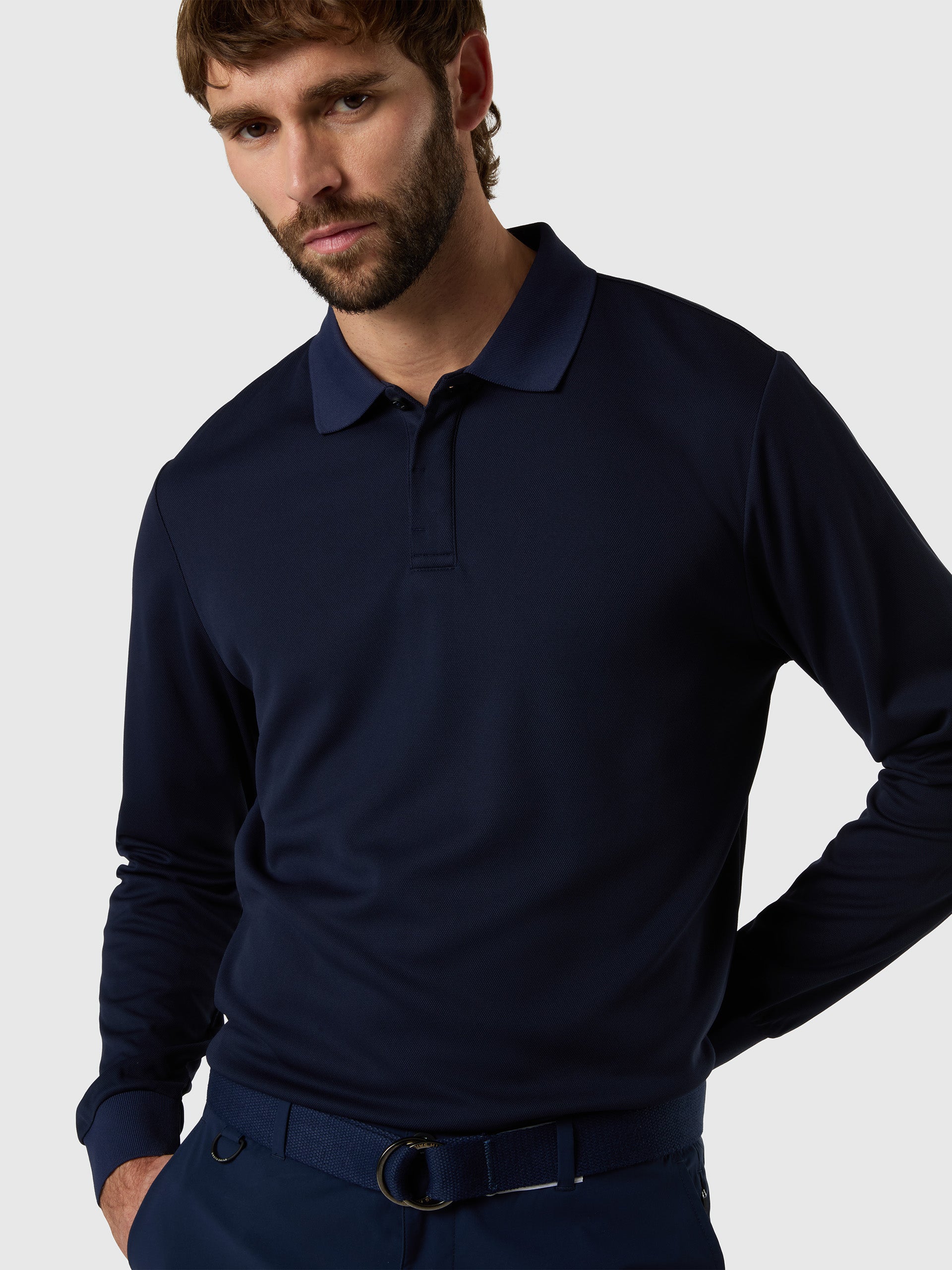 2 | Navy blue | polo-long-sleeve-692716