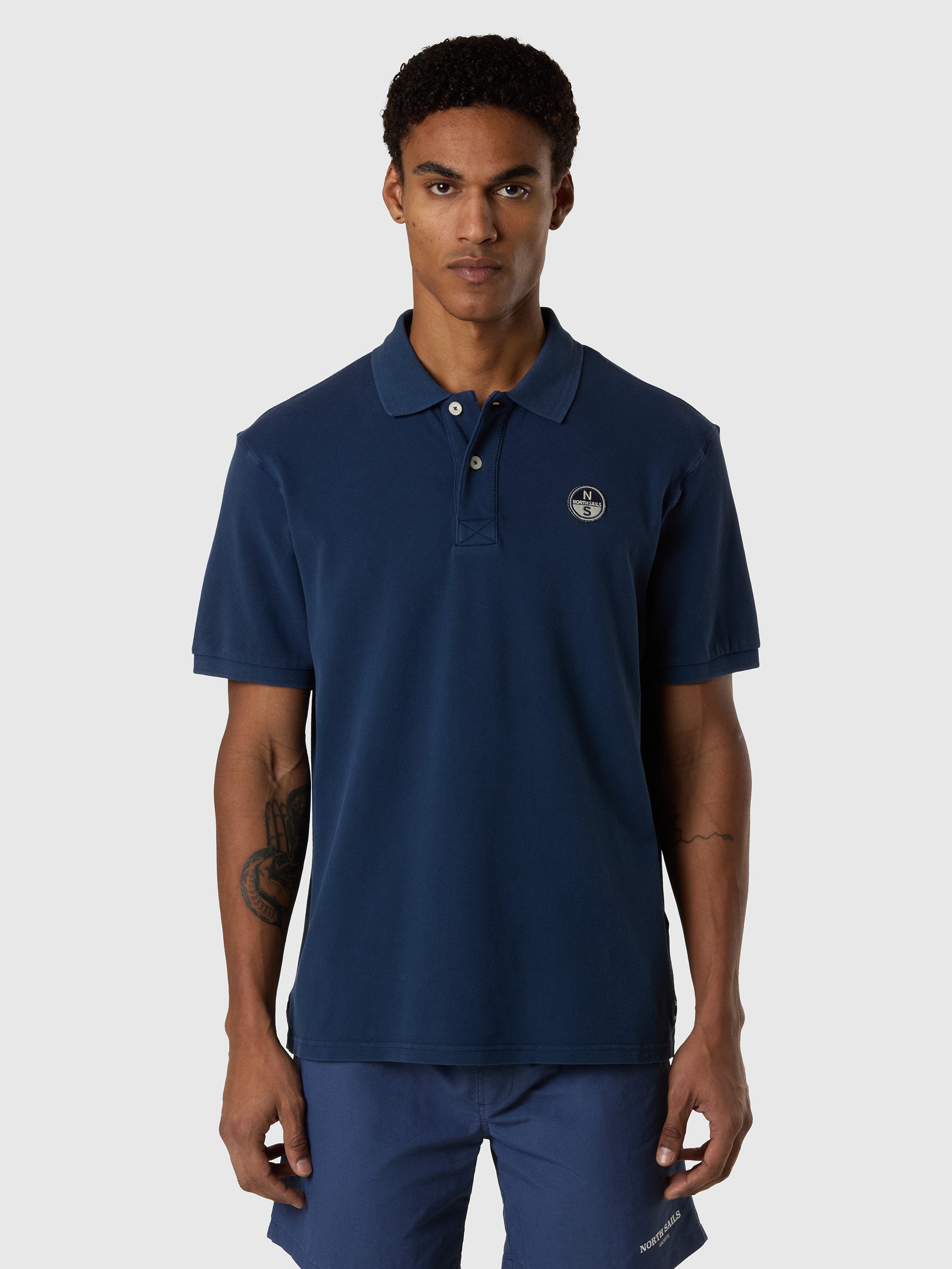1 | Navy blue | polo-short-sleeve-wgraphic-692726