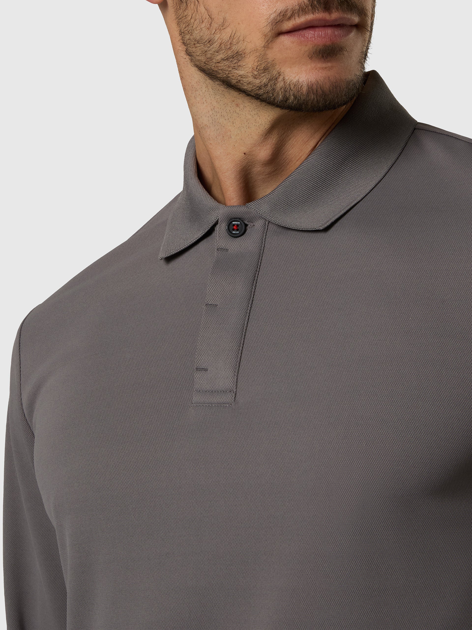 COOLMAX® long-sleeved polo shirt | North Sails