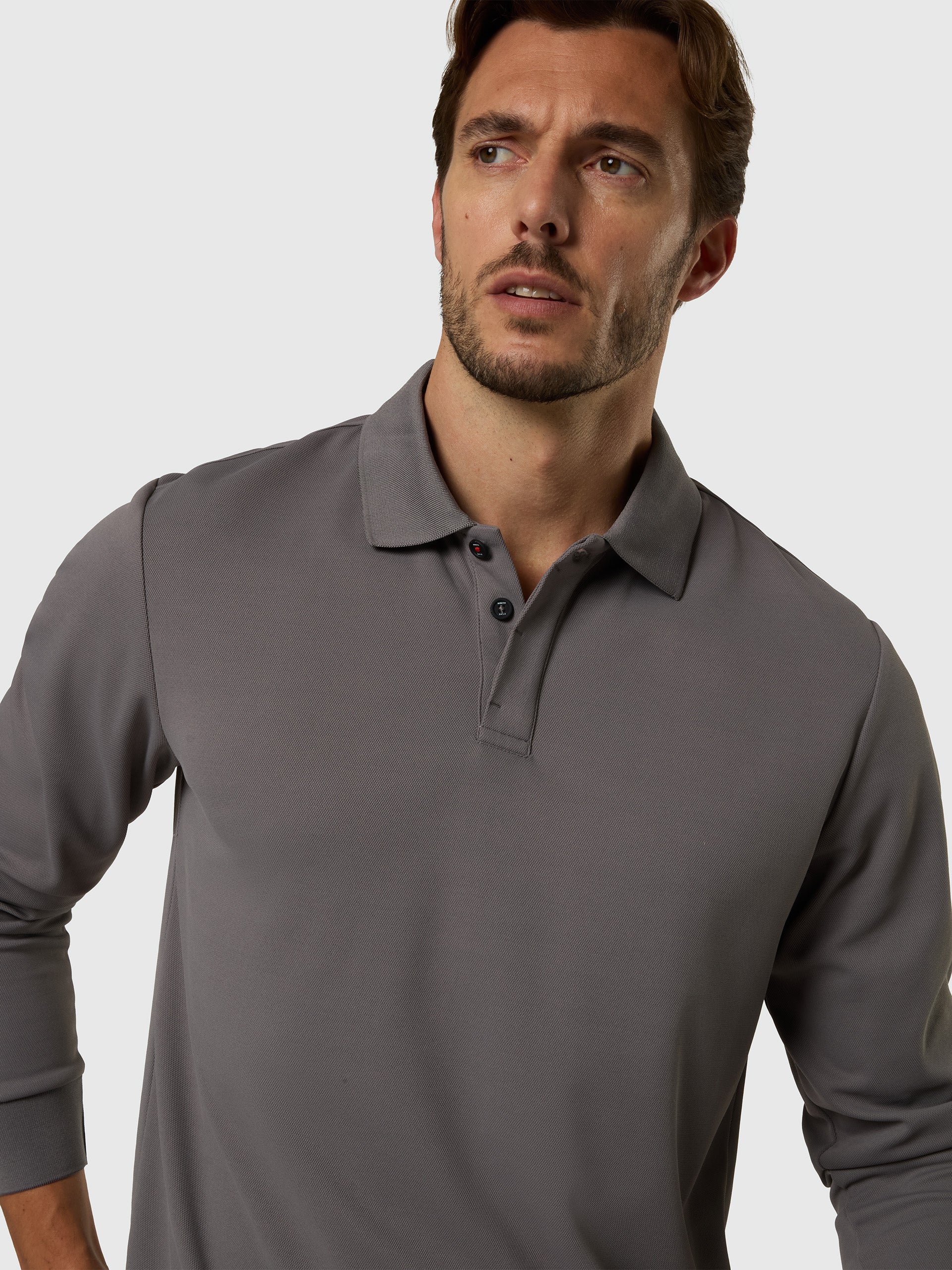 COOLMAX® long-sleeved polo shirt | North Sails