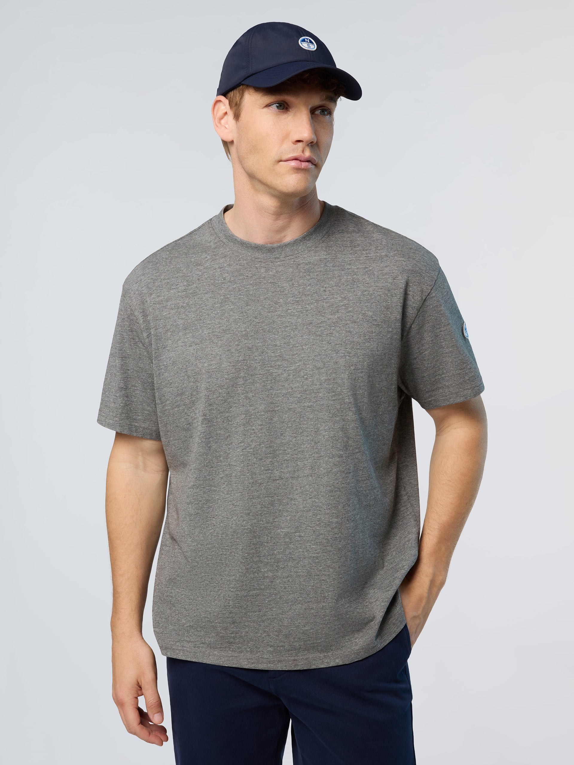 2 | Medium grey melange | t-shirt-short-sleeve-wlogo-692848