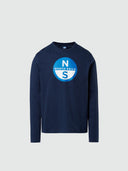 hover | Navy blue | t-shirt-long-sleeve-wgraphic-692850