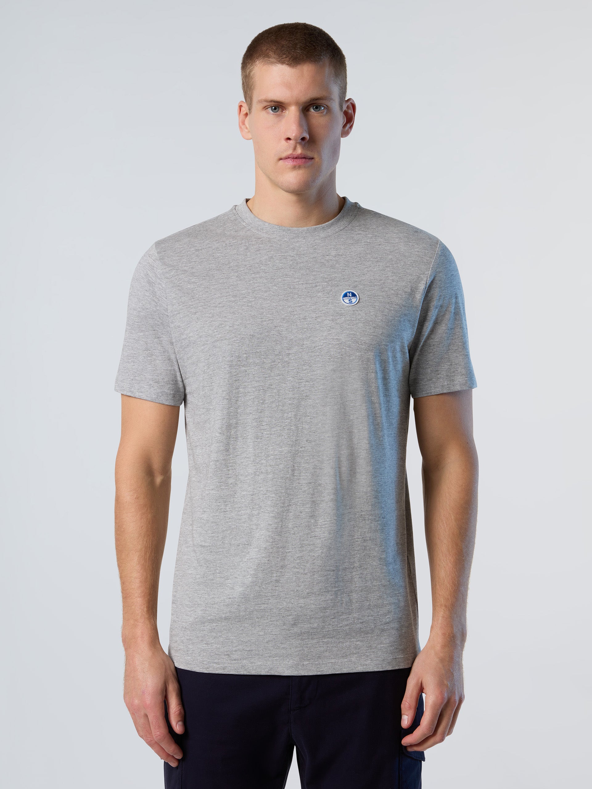 1 | Grey Melange | t-shirt-short-sleeve-basic-bollo-692970