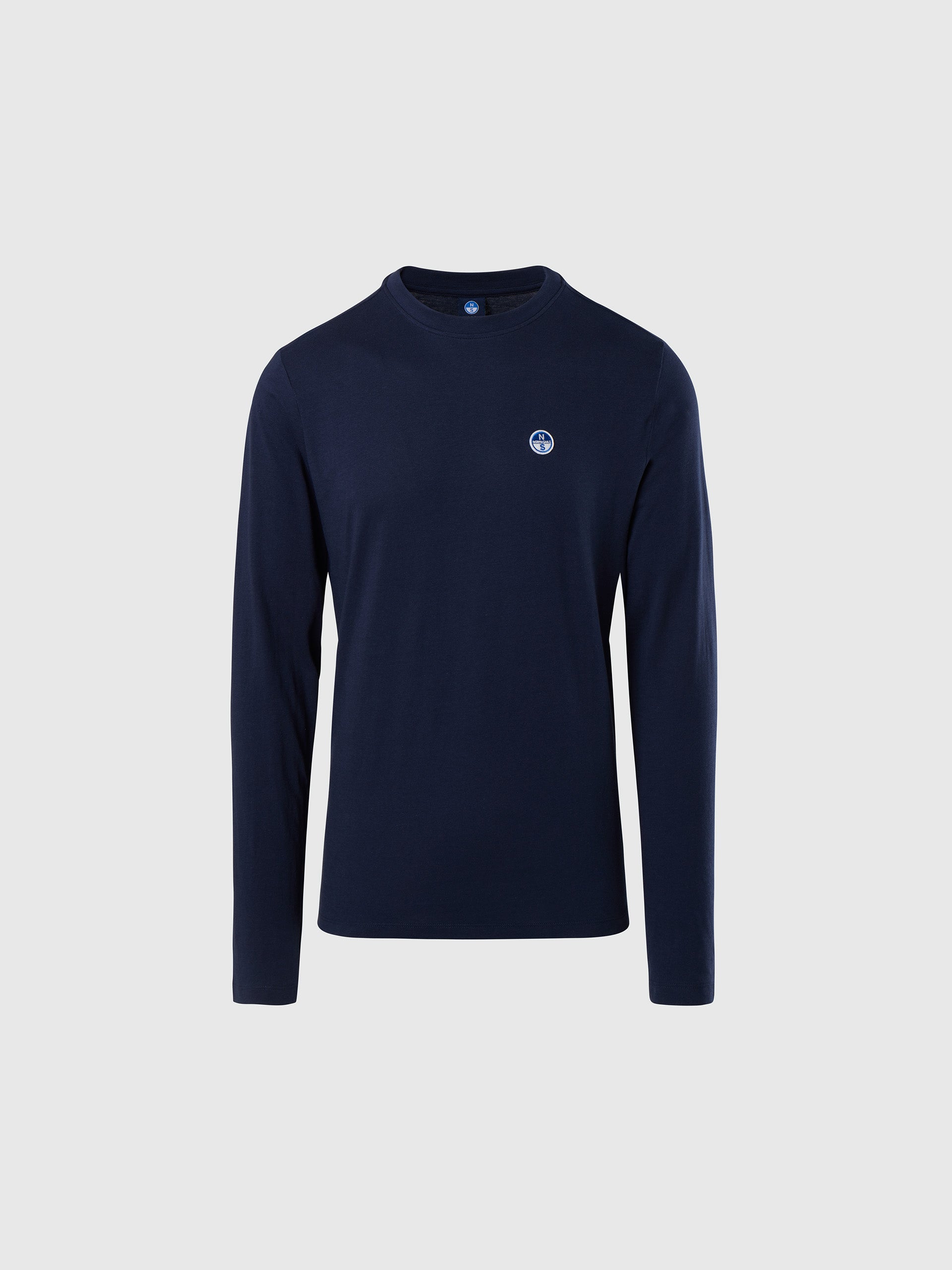 hover | Navy blue | basic-bollo-t-shirt-long-sleeve-692971-1