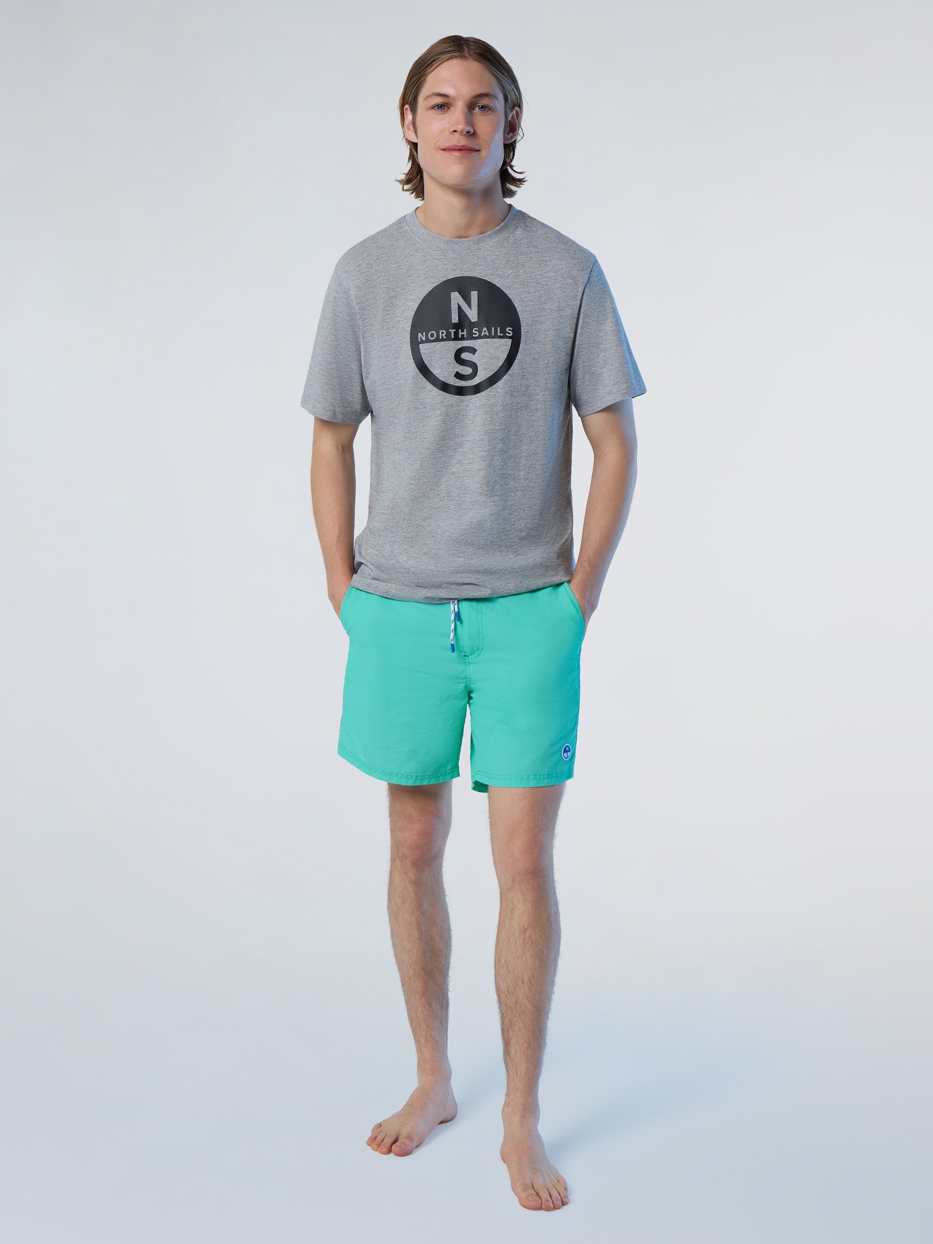 5 | Grey melange | basic-t-shirt-short-sleeve-692972