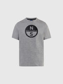 hover | Grey melange | basic-t-shirt-short-sleeve-692972