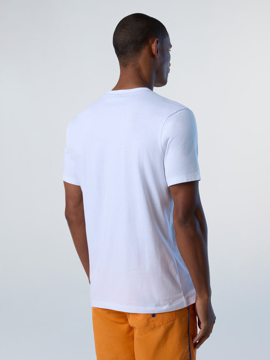 4 | White | t-shirt-short-sleeve-line-print-692973