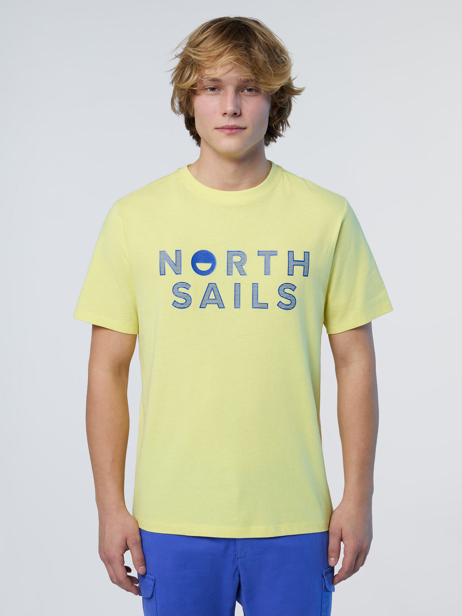 t-shirt-short-sleeve-line-print-692973