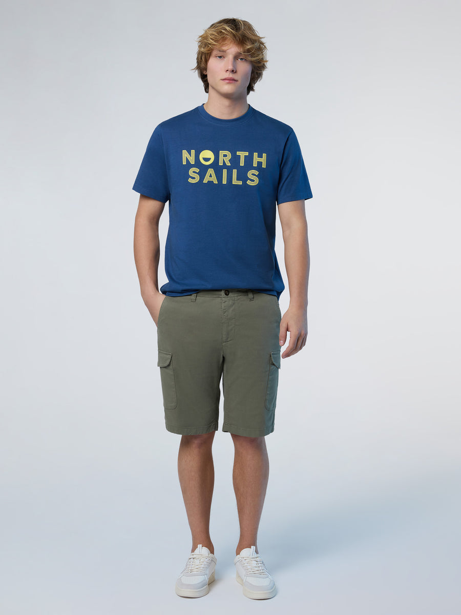 t-shirt-short-sleeve-line-print-692973