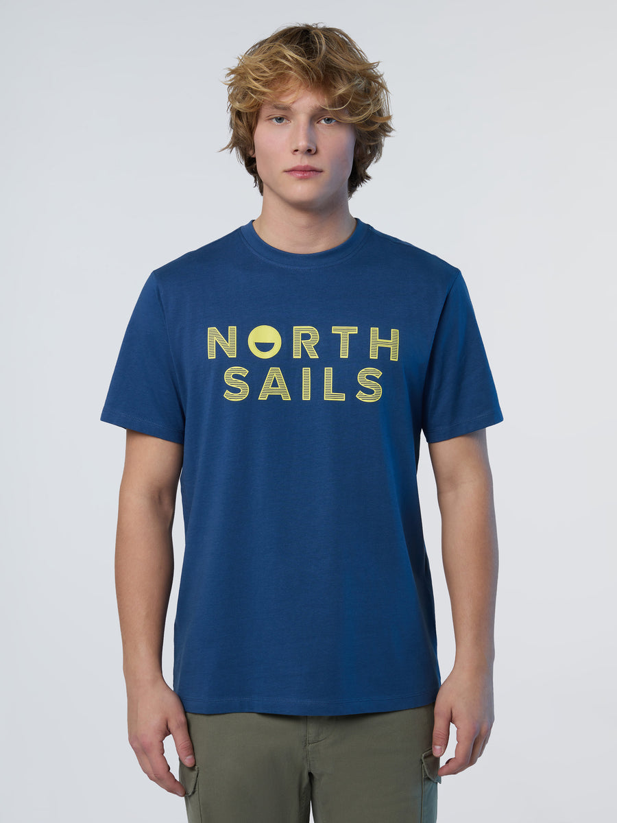 t-shirt-short-sleeve-line-print-692973