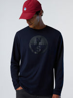 2 | Navy blue | t-shirt-long-sleeve-wgraphic-693008