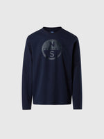 hover | Navy blue | t-shirt-long-sleeve-wgraphic-693008