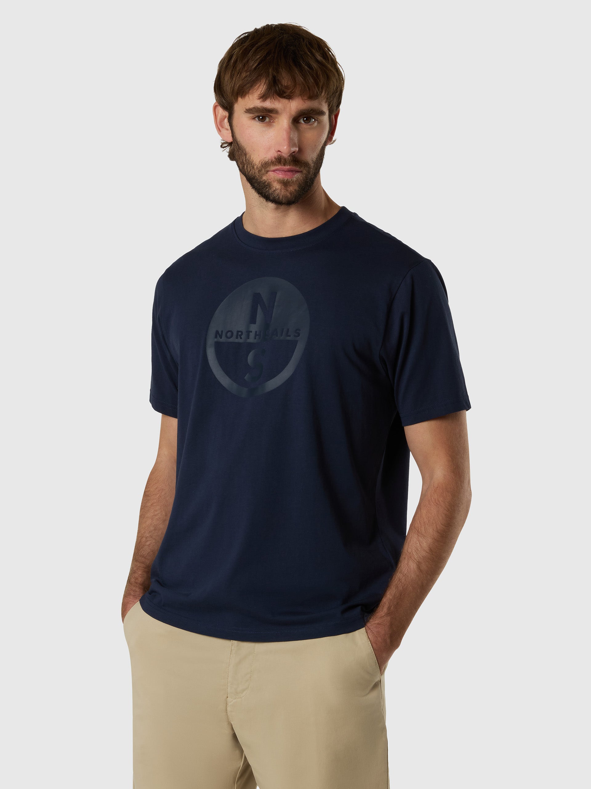1 | Navy blue | t-shirt-short-sleeve-wgraphic-693146