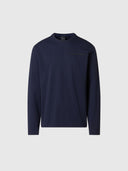 hover | Navy blue | t-shirt-long-sleeve-693147