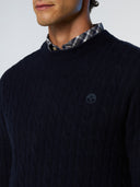 6 | Navy blue | crewneck-7gg-knitwear-699145
