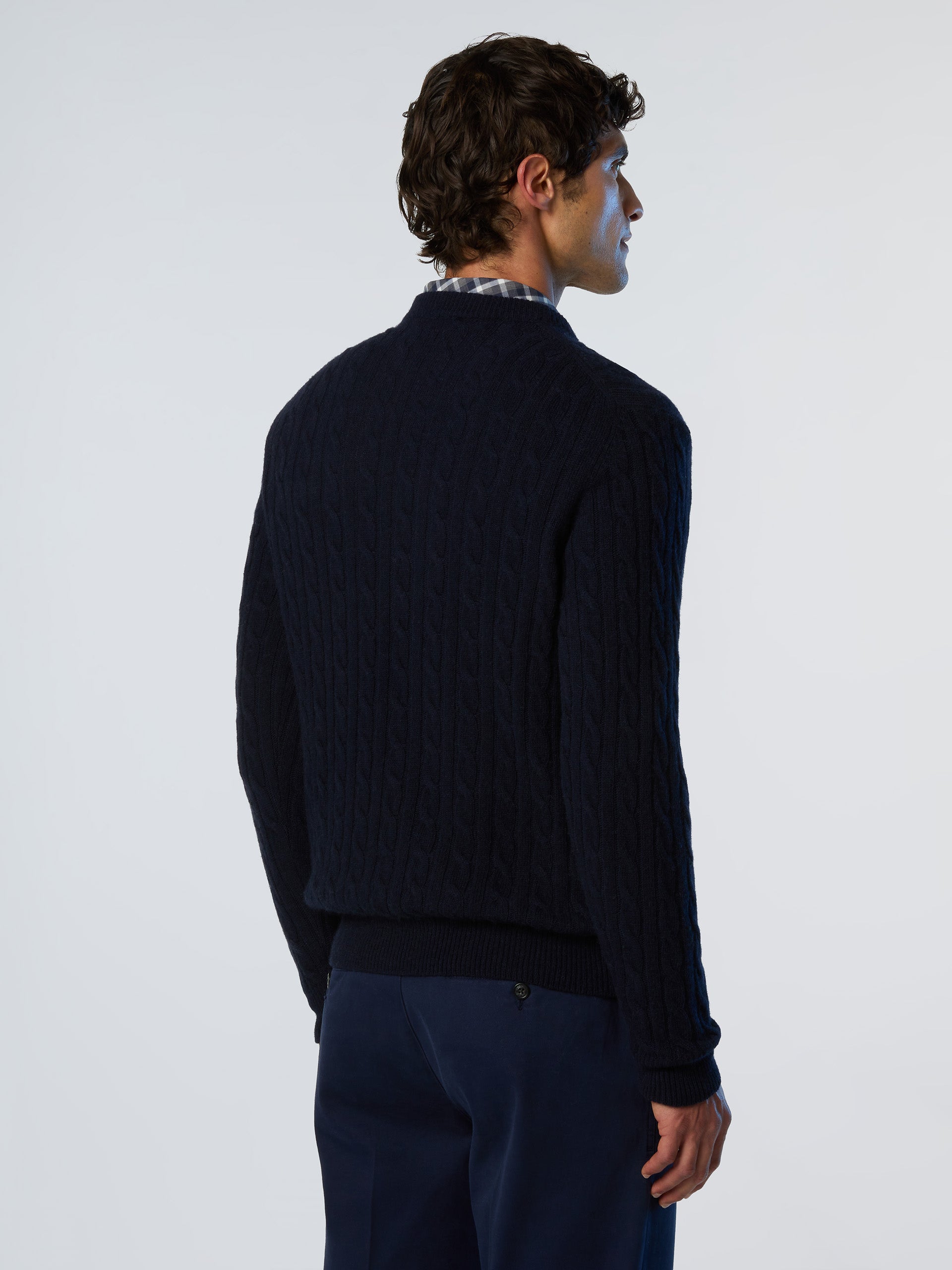 4 | Navy blue | crewneck-7gg-knitwear-699145