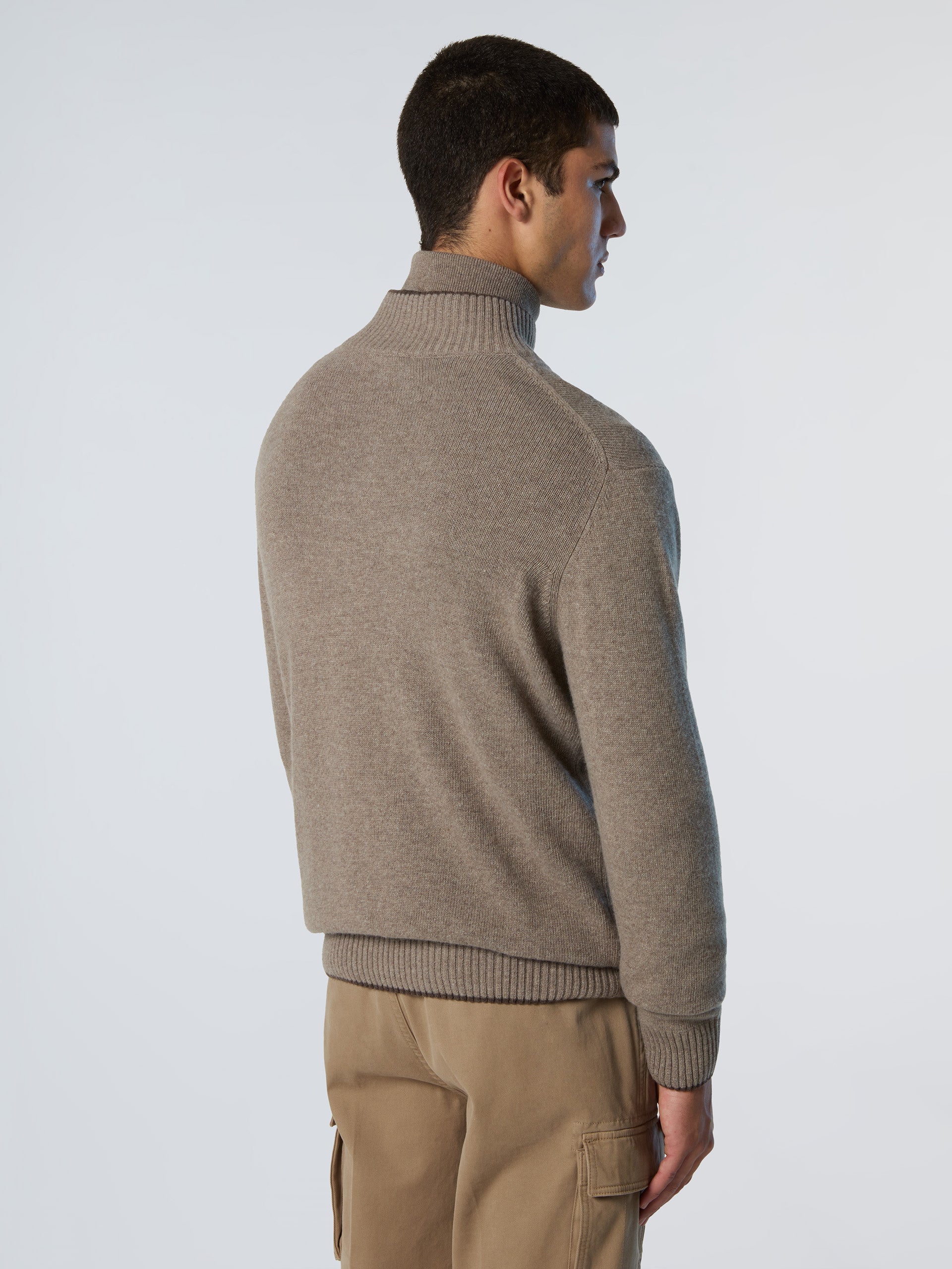 4 | Fossil melange | half-buttons-7gg-knitwear-699146
