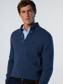 2 | China blue melange | half-buttons-7gg-knitwear-699146