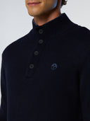 6 | Navy blue | half-buttons-7gg-knitwear-699146