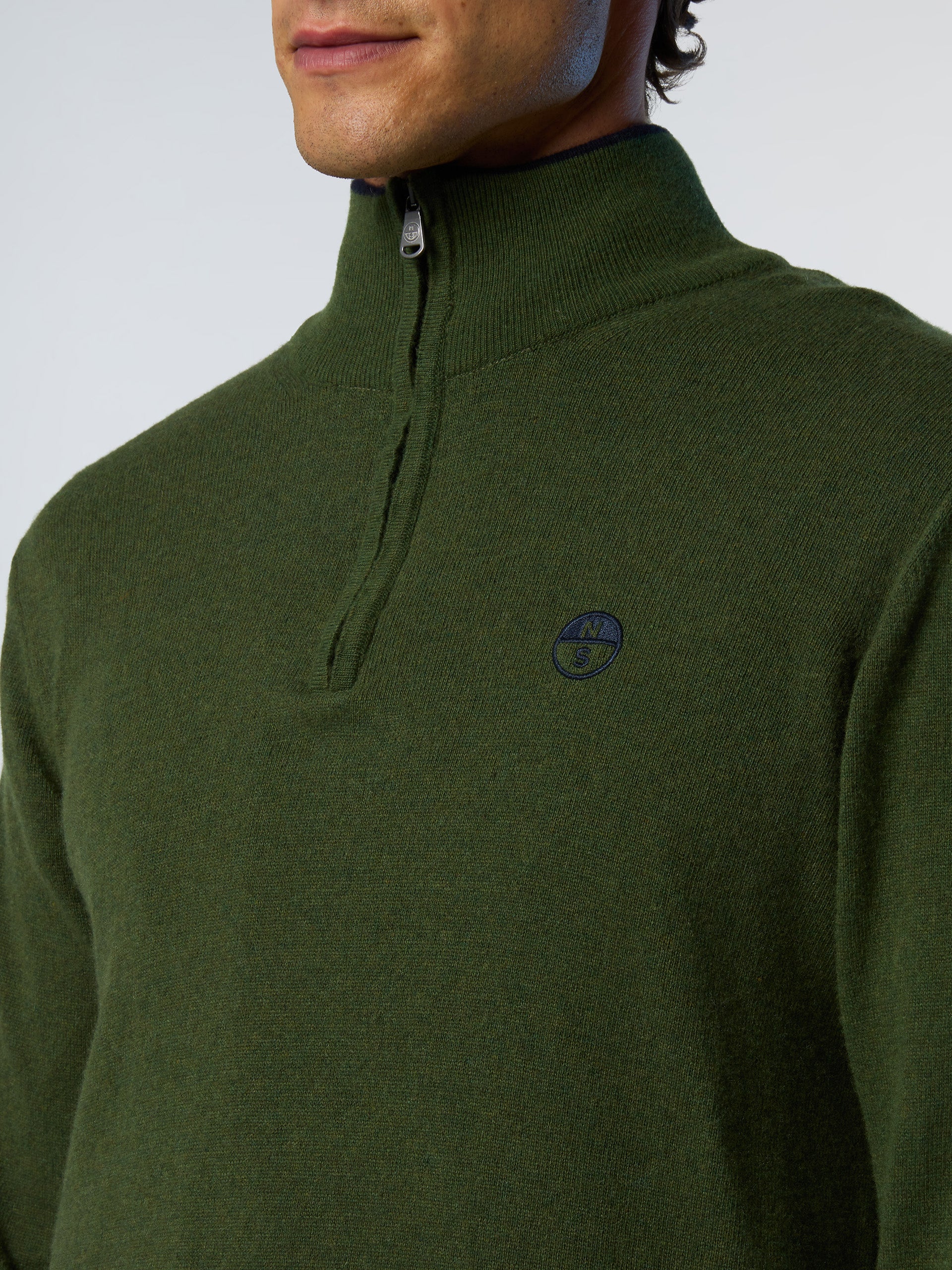 6 | Ivy green | hald-zip-12gg-knitwear-699148