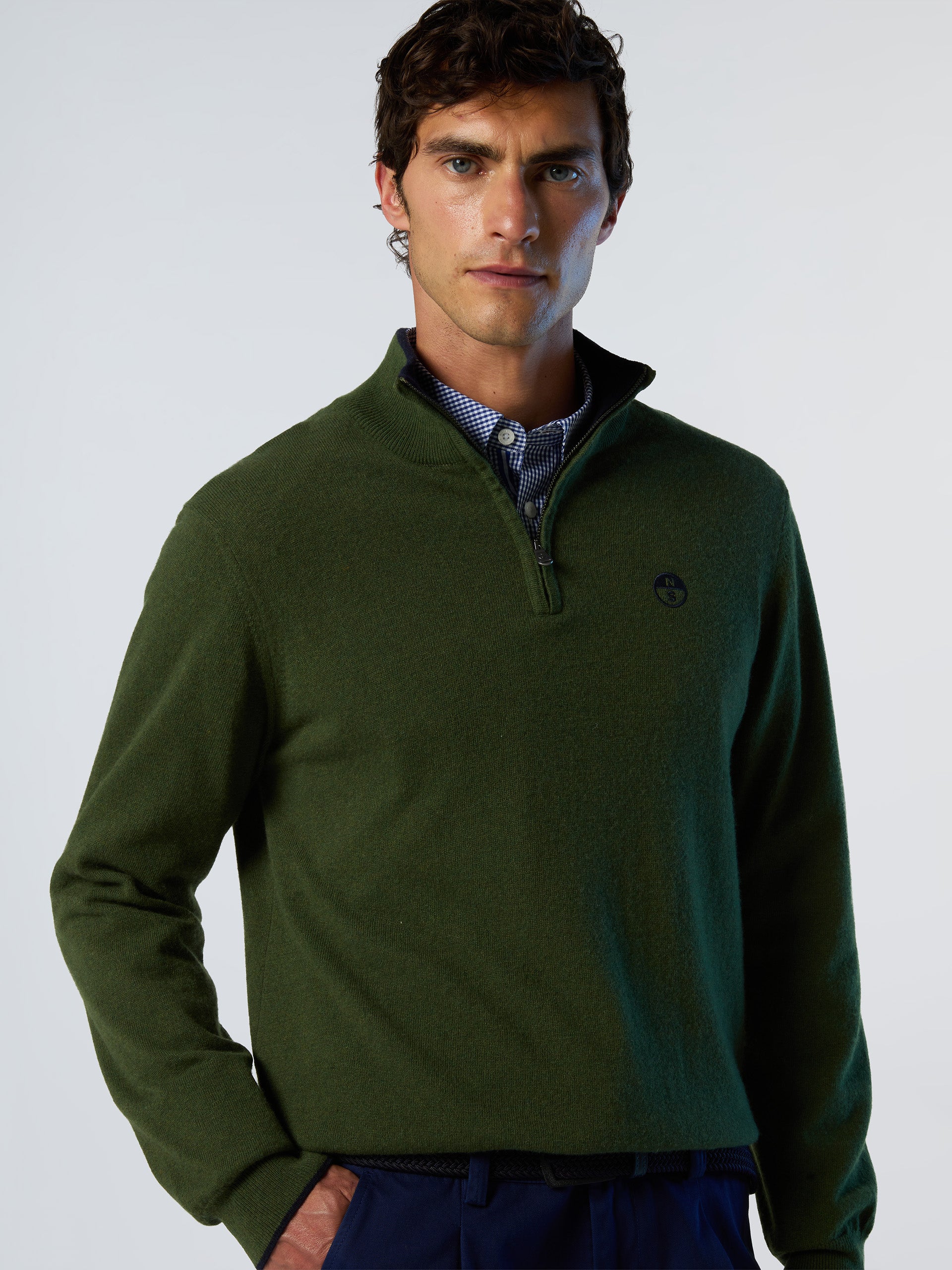 2 | Ivy green | hald-zip-12gg-knitwear-699148