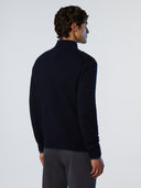 4 | Navy blue | hald-zip-12gg-knitwear-699148