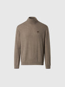 hover | Fossil melange | turtle-neck-12gg-knitwear-699149