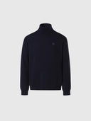 hover | Navy blue | turtle-neck-12gg-knitwear-699149