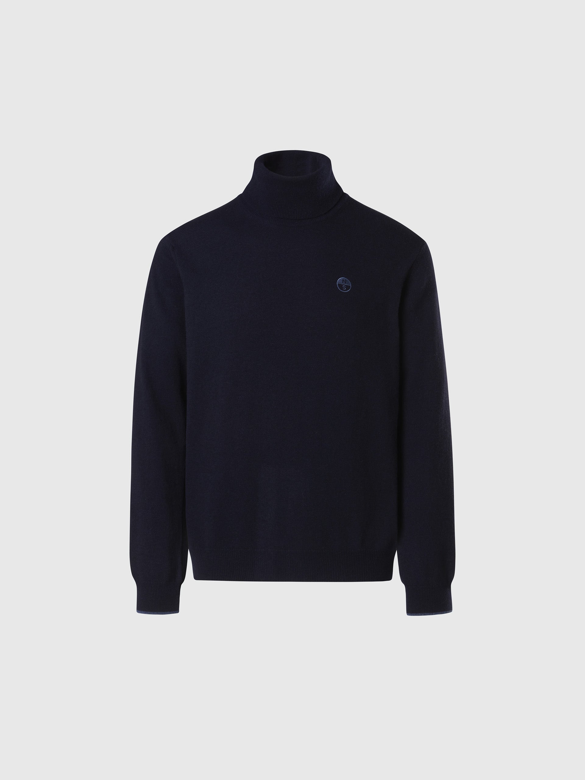 hover | Navy blue | turtle-neck-12gg-knitwear-699149