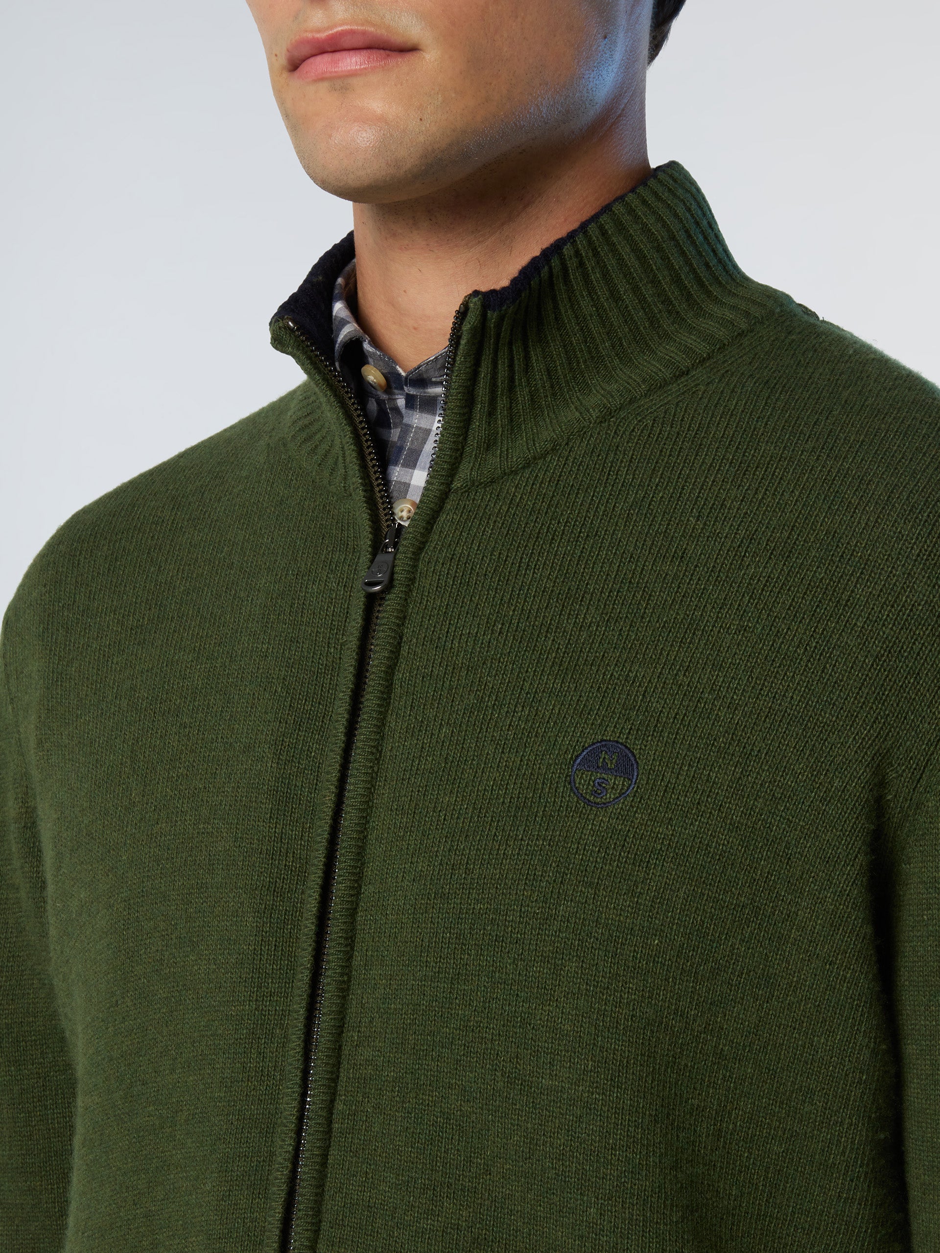 Cashmere blend zip-through sweater | North Sails