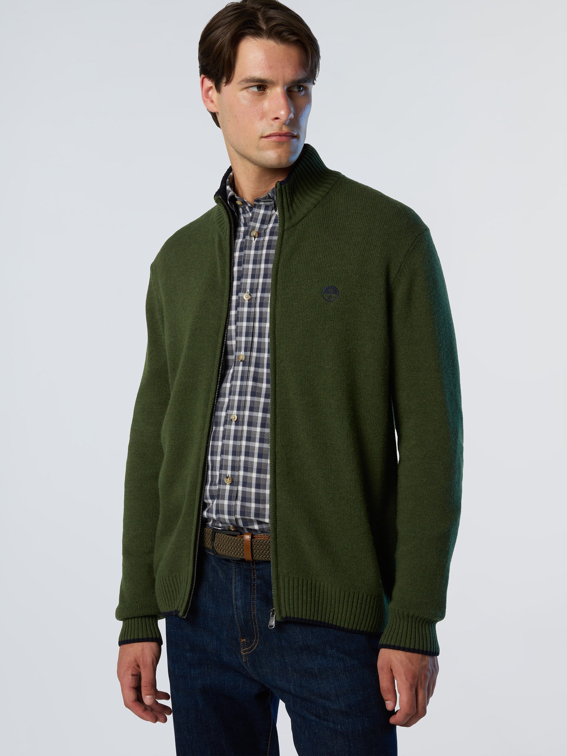 Cashmere blend zip-through sweater | North Sails