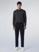 5 | Dark grey melange | crewneck-12gg-knitwear-699156